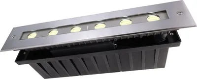 Image de Deko-Light 730262 Lampe encastrée dans le sol Line II WW , Argent