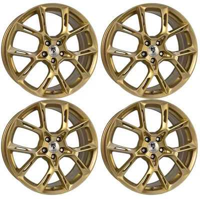 Produktbild von MB Design Felgen KX1 9.0Jx21 ET 40 5x108 Gold 4-KX19021405E-GO3 kompatibel mit Ford Edge Galaxy Kuga Mustang Mach-E S-Max