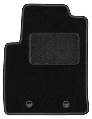 Immagine prodotto di Tappetino guidatore in moquette per Ford Fiesta MK6 2002-2010 (hatchback) – 1 pezzo, nero, su misura – Wielganizator LUX