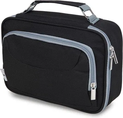 Produktbild von Famanu Stiftetui Organizer Tragbarer Halter mit 2 Ebenen - 54 Fächer - Schwarz