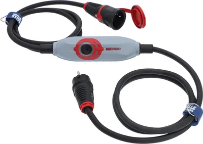 Produktbild von KALLE DAS KABEL Personenschutzschalter PRCD-S+ mit 1,5 m H07RN-F Gummi-Leitung 3G 2,5 mm² mit SCHUKO Stecker/Kupplung