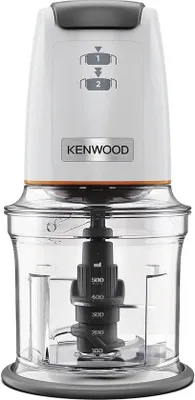Image de Hachoir électrique de 500 W avec anneau antidérapant, bol de 0,5 l, lavable au lave-vaisselle, idéal pour les oignons et les herbes aromatiques