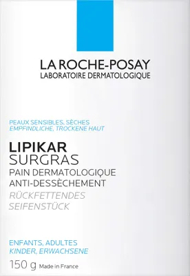 Produktbild von La Roche-Posay 3433422404533, Unisex, trockene Haut, Empflindliche Haut, Sehr trockene Haut, 150 g, Reinigend, Behandlung, SODIUM PALMATE - SODIUM PALM KERNELATE - AQUA /WATER - PALM KERNEL ACID - PEG-7 GLYCERYL..., 1 Stück(e)