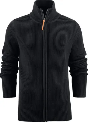 Produktbild von Harvest Brockway Pullover aus Baumwollmischung mit Reißverschluss und grobem Strick