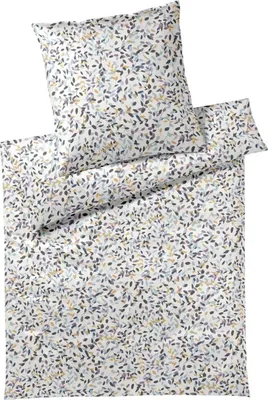 Produktbild von elegante Mako-Jersey-Bettwäsche-Garnitur Visible Jersey Farbe Flieder Größe 135x200 + 80x80 cm