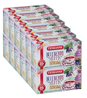 Produktbild von Teekanne Blueberry Muffin Einmalig und Süß Früchtetee 12er Pack