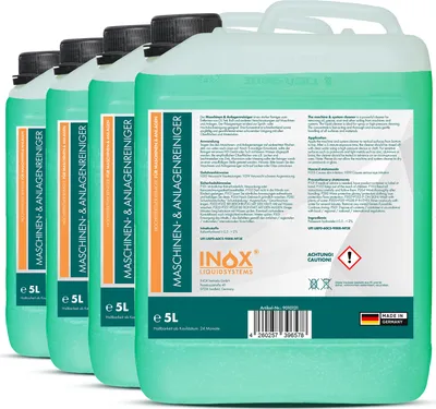 Produktbild von INOX® Maschinen und Anlagenreiniger Konzentrat 4x5L Reinigungsmittel Öl Fett Ruß