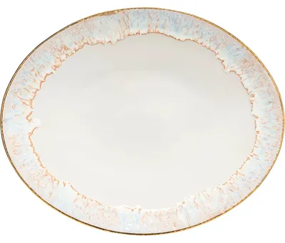 Produktbild von COSTA NOVA Taormina Platte oval, white-gold, Länge: 413 mm, Breite: 331 mm