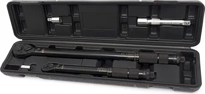 Immagine prodotto di Set chiavi dinamometriche 1/2'' 1/4”, 5-210Nm, con prolunga 125 mm e adattatore, 5 pezzi Hbm Olanda