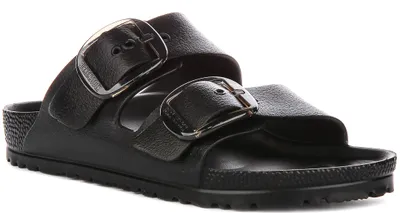 Produktbild von Birkenstock Arizona Eva Big Buckle in Schwarz | Schmale Passform – 8 UK – 42 EU – 11/11,5 F & 9/9,5 M US / Schwarz