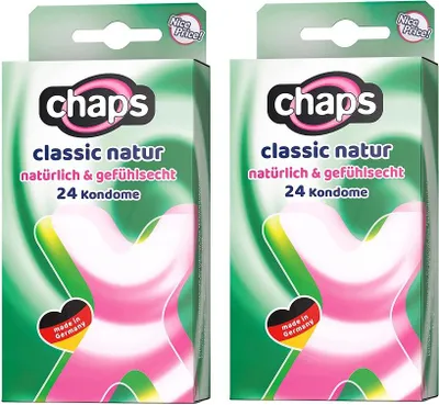 Produktbild von 48x Chaps Kondome classic natur gefühlsecht & transparent - Standardgröße
