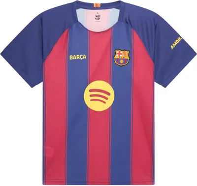 Zdjęcie produktu dla Koszulka domowa FC Barcelona dla dzieci - Rozmiar 152 / 12 lat - Sezon 2025/2026 - Koszulka Barca - Produkt oficjalny