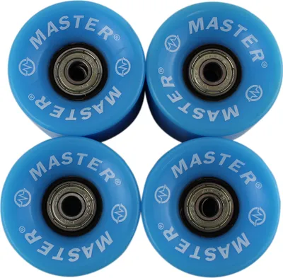 Zdjęcie produktu dla Zapasowe kółka do deskorolki MASTER - 60 x 45 mm - niebieskie