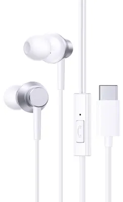 Obrázok produktu pre Baseus ENCOK CZ11 WİRED EARPHONES MOON WHİTE, Kábel, Hovory / hudba / šport / bežné, Slúchadlá s mikrofónom, Biela