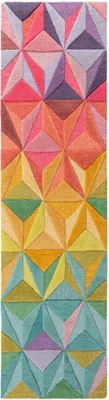 Zdjęcie produktu dla 60x230 cm Ręcznie tuftowany bieżnik Illusion Reverie Multi