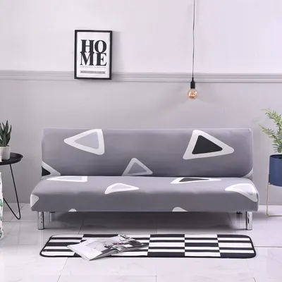 Produktbild von Futon Schonbezug Armlose Sofabezug Stretch Schlafsofa Schonbezug Protector Elastic (1, Minimalistisches Leben)