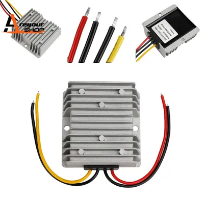 Zdjęcie produktu dla Przetwornica DC/DC, napięcie wejściowe 12 V/24 V, napięcie wyjściowe 36 V, prąd wyjściowy 6 A, moc wyjściowa 216 W, stopień ochrony IP68