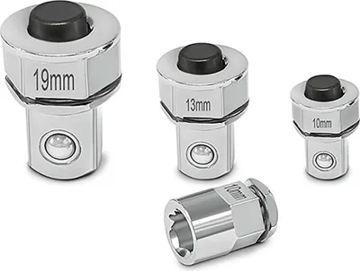 Image de Adaptateur pour clé à cliquet, 4 pces, 1/4"-3/8"-1/2" + Bi