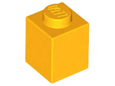 Produktbild von Lego® 1 Stück 3005 Stein Brick 1x1 Part Basic Steine 1 Helles Hellorange