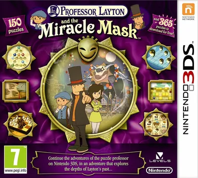 Produktbild von Professor Layton and the Miracle Mask (Nintendo 3DS)