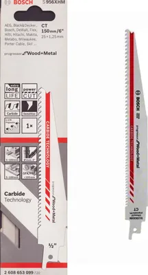 Produktbild von Bosch 1 Säbelsägeblatt S 956 XHM