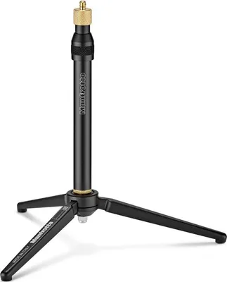 Image de Manfrotto MKPROVR, 3 jambes/pieds, Noir, Or, 29 cm, 205 g