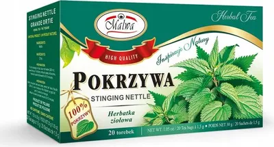 Immagine prodotto di Herbata ziołowa Pokrzywa Malwa 20 torebek