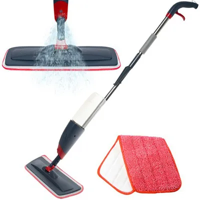 Produktbild von Spray Mop +Tuch Wischer Bodenwischer Sprühfunktion Wischmop Sprühmop Set 5870