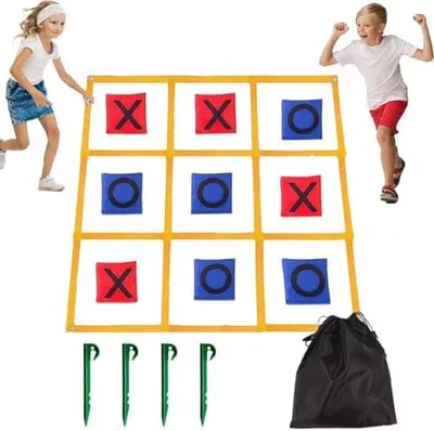 Produktbild von Beutel-Wurfspiel für den Außenbereich | Wurfspiel mit Beuteln für Camping, Familienaktivitäten, Garten, Picknick und Strand