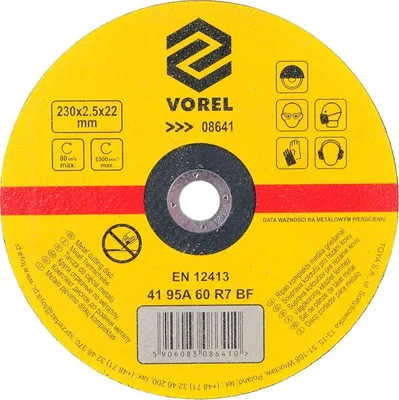 Image de VOREL 08641 Accessoires pour meuleuses d'angle