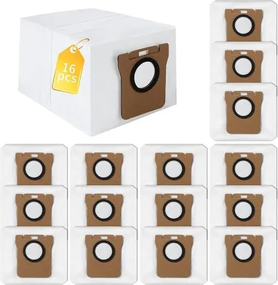 Produktbild von 16 Stück Staubbeutel Kompatibel mit Dreame L10s Ultra / L10 Ultra / L20 Ultra, für Xiaomi X10+ / X20+, 2,5L großer Kapazität, für Xiaomi & Dreame Staubsaugerbeutel Zubehörset