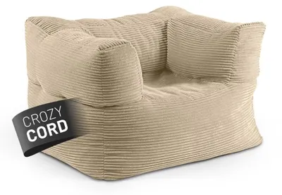 Produktbild von LUMALAND Modular Sitzsack Sessel Cord für Modulares Sofa - 400 L Indoor Bean Bag