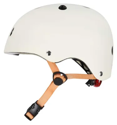 Obrázok produktu pre Detská cyklistická prilba Trike Fix nastaviteľná 48-54 cm LED ľahká béžová
