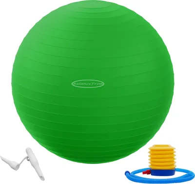 Immagine prodotto di Palla fitness antiscivolo, 68-75 cm, con pompa rapida, ideale per esercizi di ginnastica