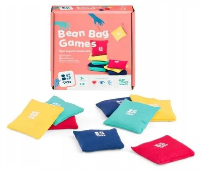 Image de BS Toys GA526, Jeu avec sac de haricots, Textile, Uni, Garçon/fille, 3 ans/ans, 8 pièces