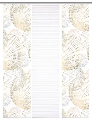 Produktbild von 84111 SPIRO Schiebegardine recyceltes Polyester, Bambusoptik, 245x60