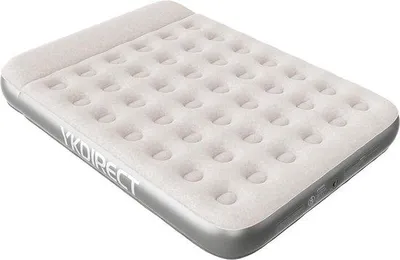 Produktbild von Famanu Camping-Luftbett Doppel-Luftmatratze für 2 Personen mit Kissen - 203 x 152 x 22 cm