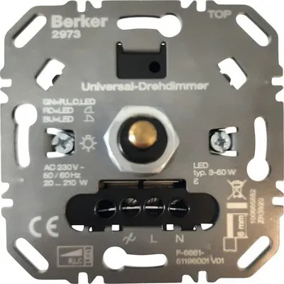 Immagine prodotto di Berker 2973 Uni dimmer rotativo Dimmer LED