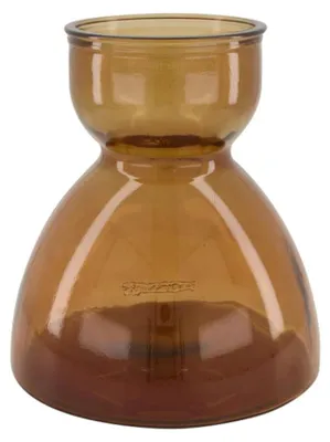 Produktbild von Natural Collections Vase aus recyceltem Glas ø21,5x23cm braun