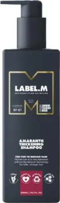 Immagine prodotto di Label.M Amaranth Thickening Shampoo Shampoo rinforzante per il volume dei capelli 300 ml