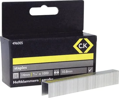 Produktbild von C.K Tackerklammern, 10, 5 x 14 mm, Inhalt 1.000 Stück