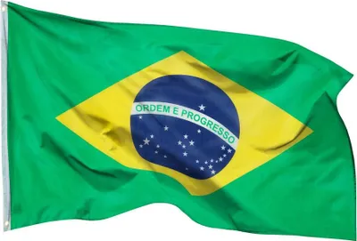 Zdjęcie produktu dla PHENO FLAGS Flaga Brazylii 90 x 150 cm Flaga Brazylii Flaga narodowa