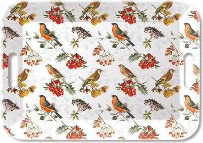 Obrázek produktu pro Podzimní podnos 37 x 47 cm Ptáci na větvích