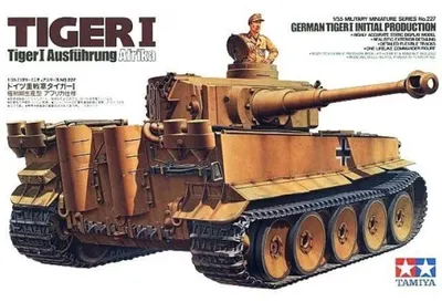 Immagine prodotto di Tamiya 1:35 WWII Tiger I Init./Frühe