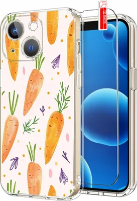 Obrázok produktu pre Puzdro na iPhone 14 Plus s motívmi | Pevné priehľadné puzdro + sklo 9H