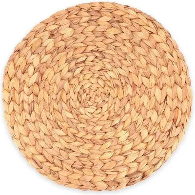 Produktbild von Famanu Platzset aus Wasserhyazinthe, abwischbar, 35 cm, rund