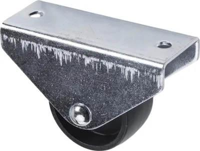 Produktbild von Möbelrolle Rm-010, Ø 36mm, 45kg Tragkraft, Kunststoffrad, Stahl, galvanisch, leise, für harte Böden