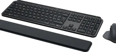 Produktbild von Logitech MX Keys S Combo, Kabellos, Bluetooth, Scherenschalter, QWERTY, LED, Graphit