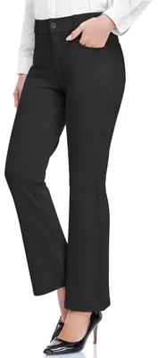 Produktbild von HISKYWIN Damen-Hose, Stretch, für Arbeit, Büro, Business, Bequeme Yoga-Golfhose