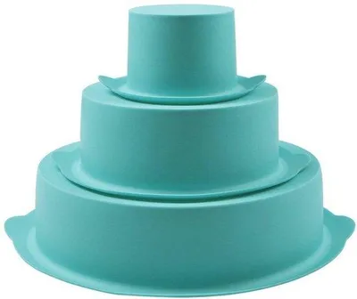 Image de Lot de 3 moules à pâtisserie en silicone pour gâteaux et pâtisseries